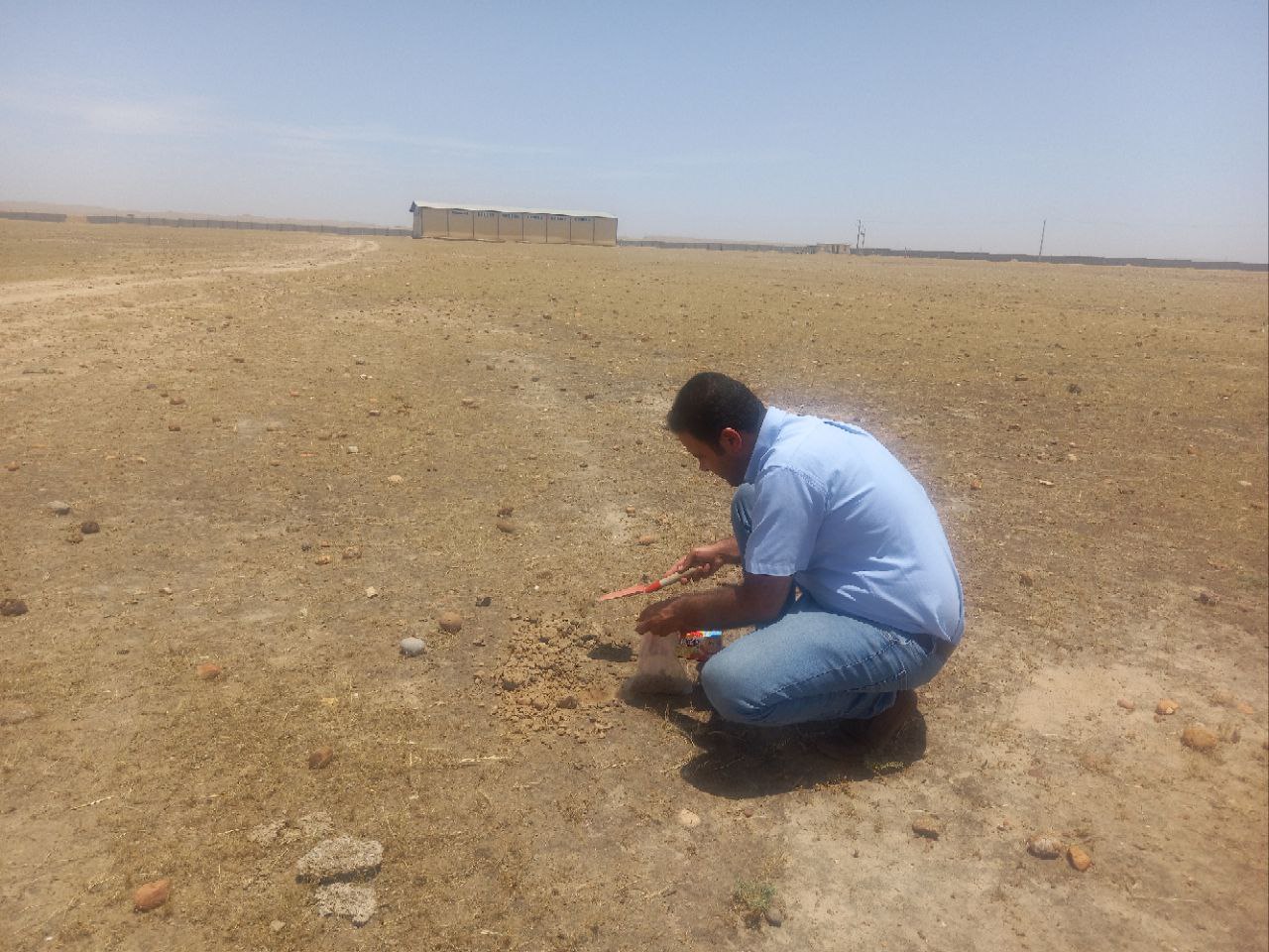 نمونه برداری ـ خاک
